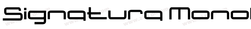 Signatura Monoline字体转换